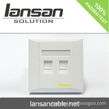Modern 86 Type face plate(2 ports)